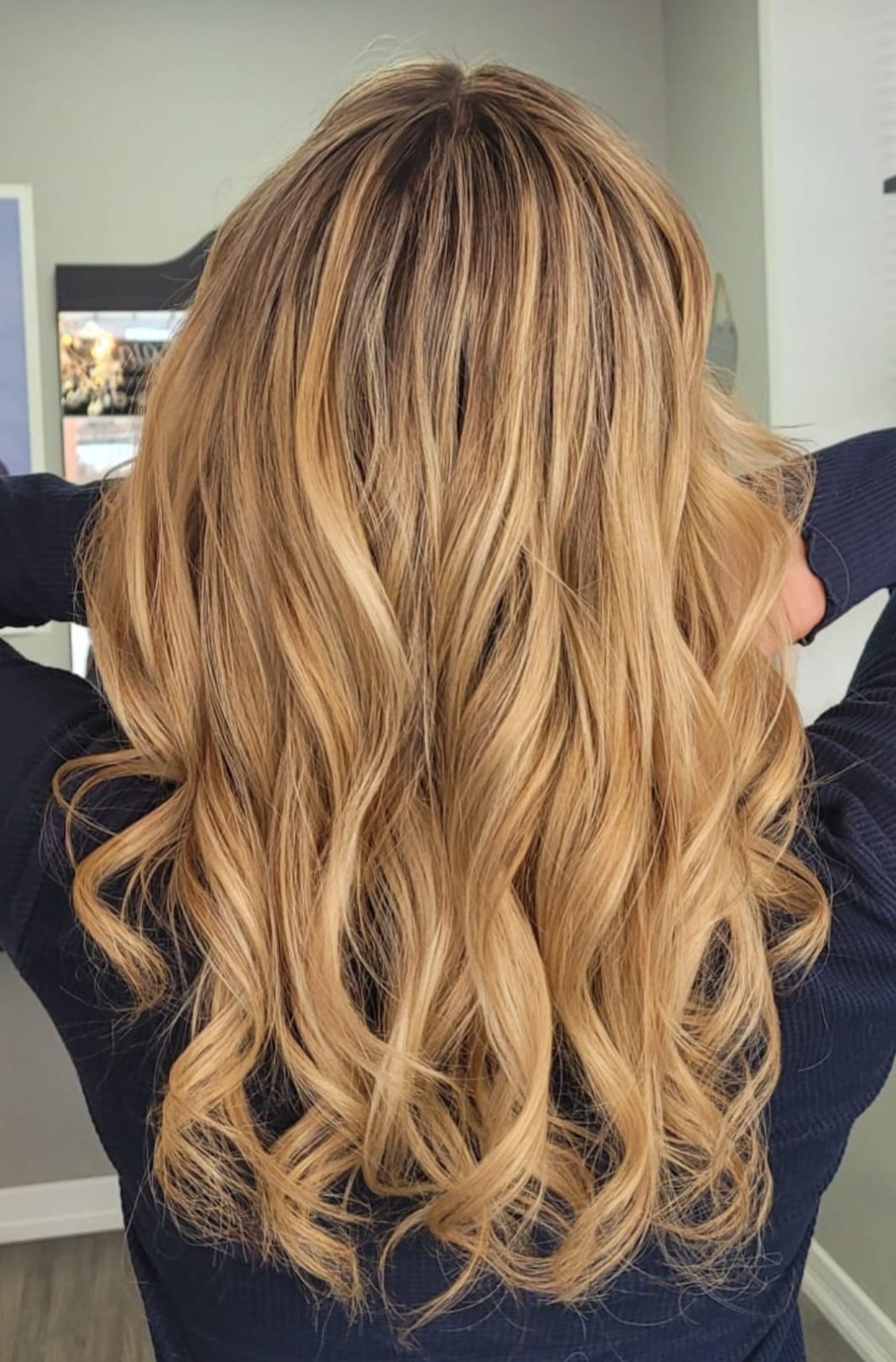 Blonde hair colour and hair cut by Sania M Hairstylist, hairdresser based in Guelph.