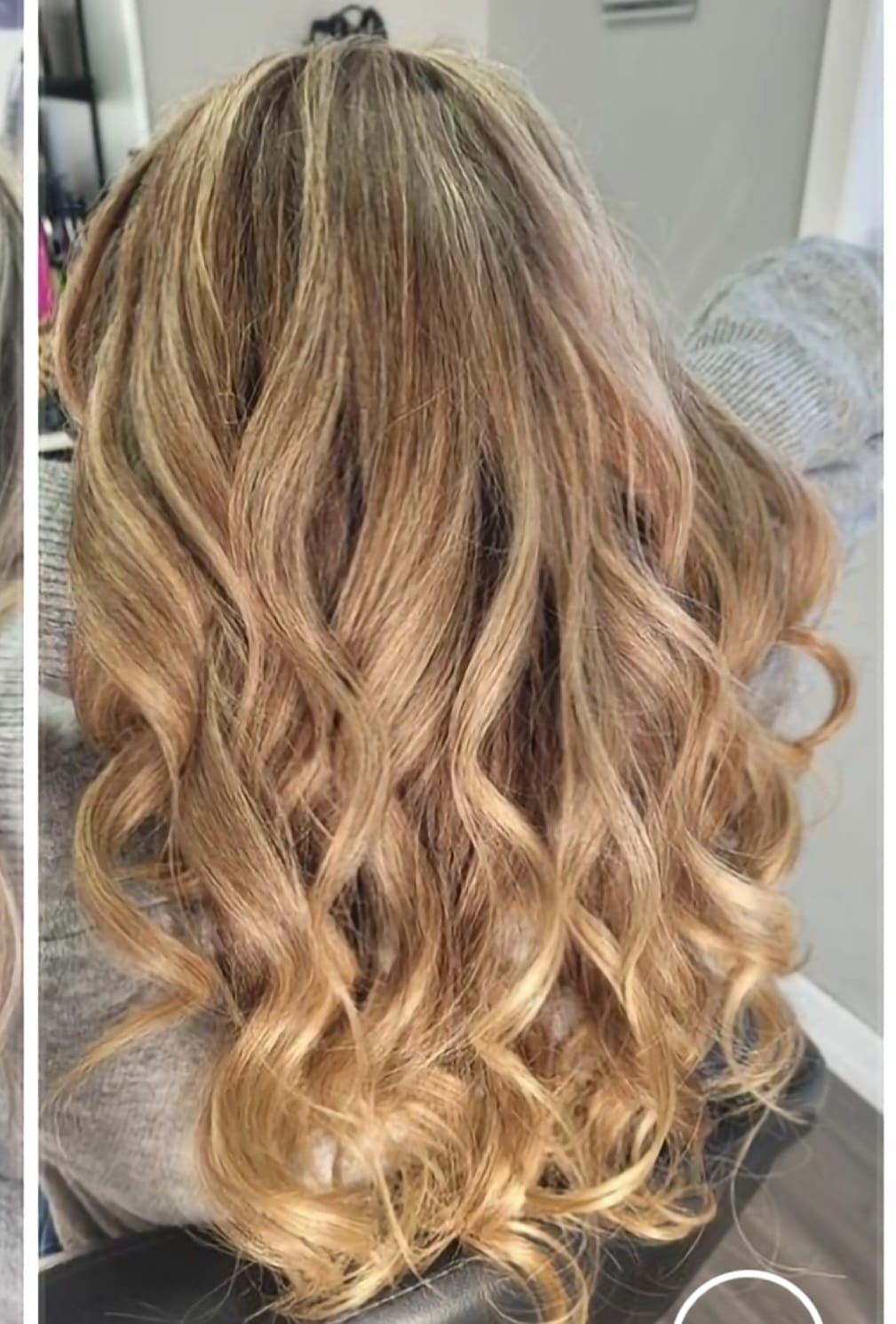 Blonde hair colour and hair cut by Sania M Hairstylist, hairdresser based in Guelph.