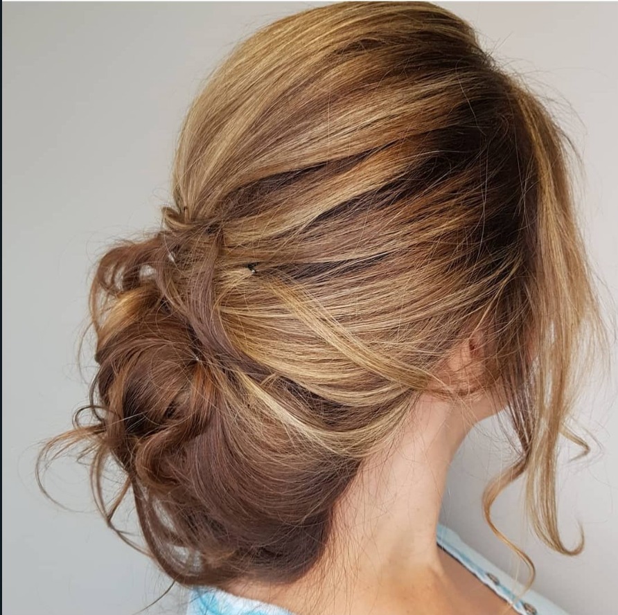 Up-do hairstyle by Sania M Hairstylist, Guelph based hairdresser.